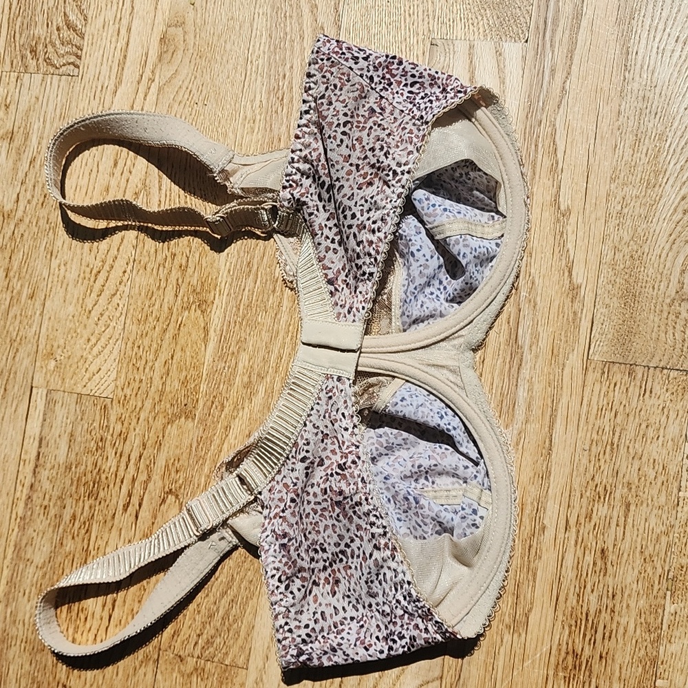 (34H) Fantasie Aimee Underwired Full Cup Bra In Antique Gold Sexy Animal Print - Picture 5 of 9